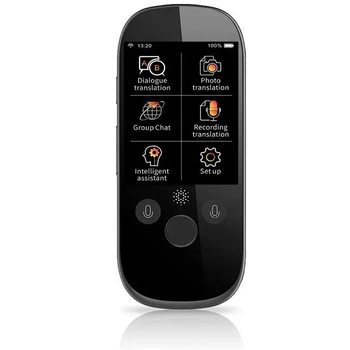 

HT101 Pro Photo Translation AI Smart Voice 76 Languages Real-Time WIFI 2.4 inch TFT 12MP Multifunction Translator