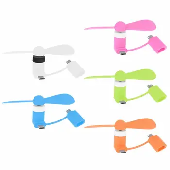 

Mini USB Cell Phone Fan Universal 8-pin Micro USB OTG Mini Fan Cooler Mute Fan for iphone ipad Mobile Phone Tablet