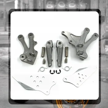 

For KAWASAKI ZX-10R ZX10R ZX 10R 2004 2005 Motorcycle Accessories Footrests Front Foot Pegs Pedals Rest Footpegs Bracket