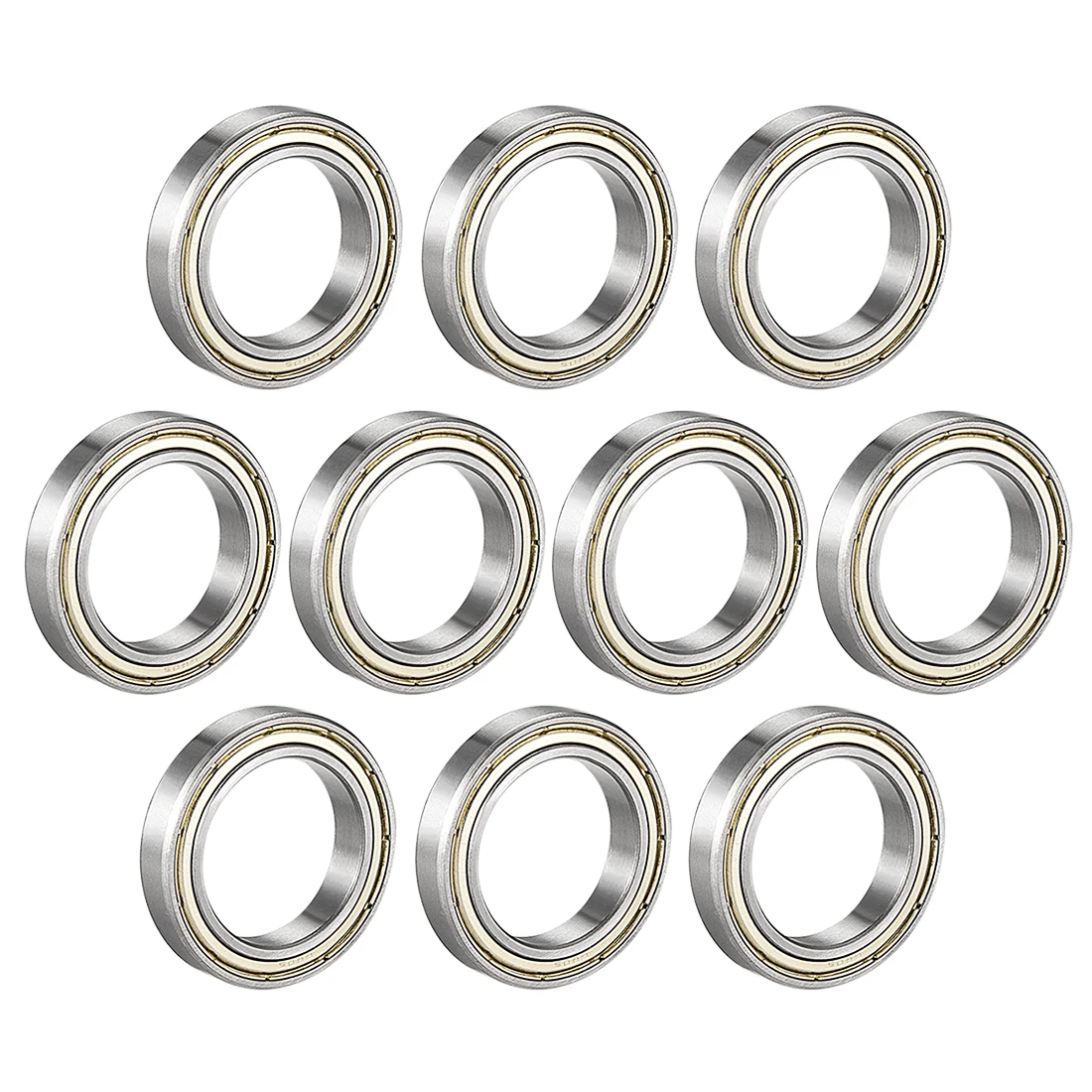 

uxcell Deep Groove Ball Bearing 6800-6805ZZ Double Shield Carbon Steel Bearings for Industrial Equipment and Micro Motor