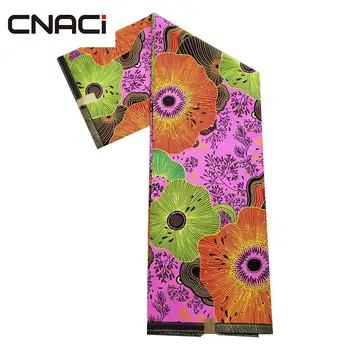 

CNACI New Fashion Veritable Wax African Ankara Fabrics 6 Yards Veritable Wax African Printed Fabric Nigeria Ankara For Wedding