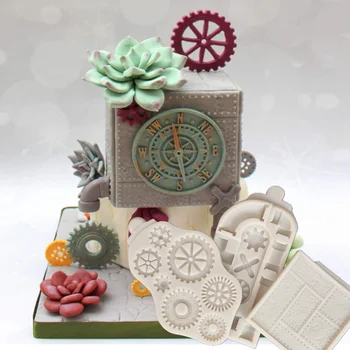 

Riveted Metal Plate Silicone Mould Sugarcraft Flower Gumpaste mold Cake Tools