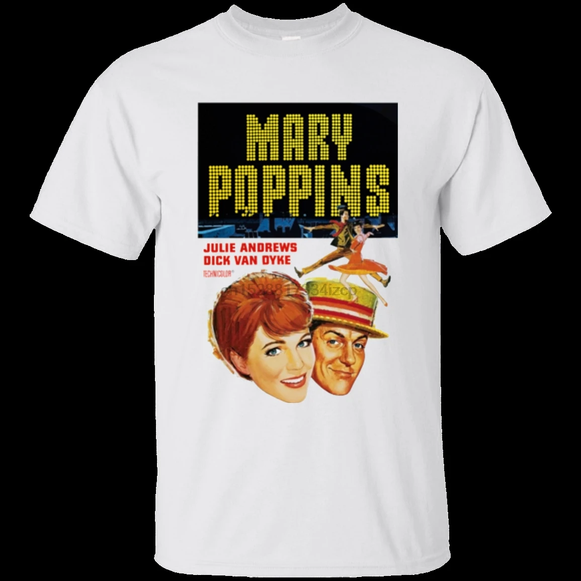 Mary Poppins Julie Andrews musical G200 Harajuku уличная Футболка мужская футболка|Футболки| |