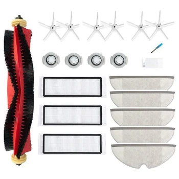 

21 Pack Robot Vacuum Cleaner Hepa Filters Main Brush Accessories for Xiaomi Roborock S4 S5Max Robot Parts