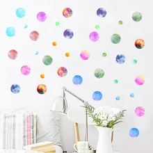 Поперечная граница для поставок товаров небольшая Спецификация четыре шт цветные чернила в горошек в европейском стиле INS декоративная палка