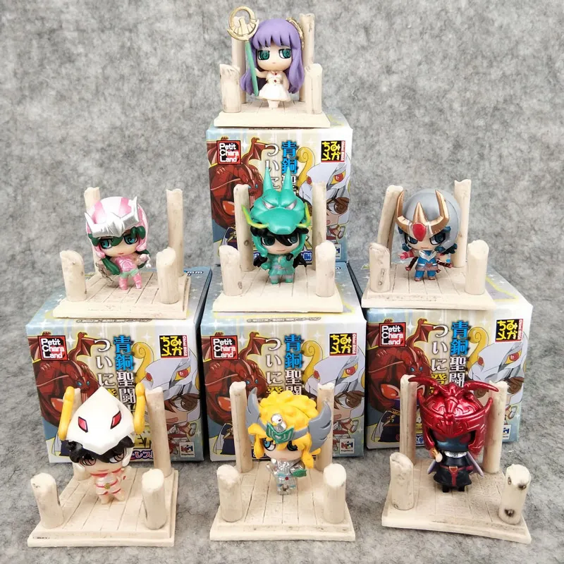 7 unids/set caballeros del zodiaco reloj 12 casas reloj mini figura de  animé Athena figura modelo juguete de colección regalo|Ciego de la Caja| -  AliExpress