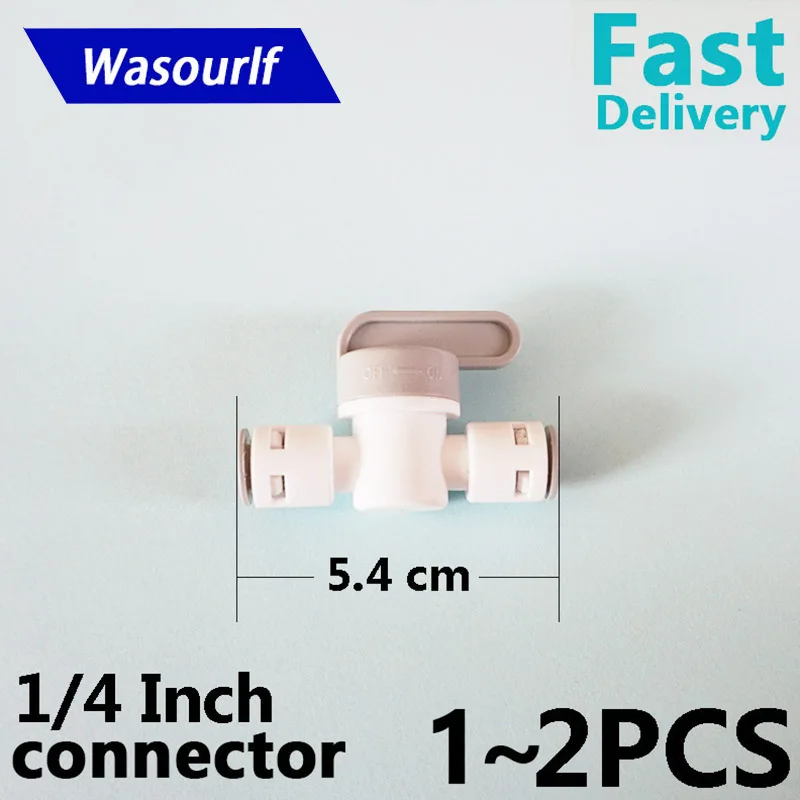 WASOURLF 2 PCS Water Filter Connector Adapter 1/4 Inch Kitchen Faucet Part Connect Tap Accessories Plastic Fittings Home ibc ton barrel hose joint fittings water tank hose connector kitchen bath tap faucet adapter quick connect garden supplies