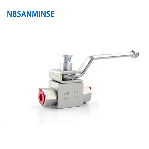 nbsanminse robinet bille haute pression avec filetage en acier au filetage