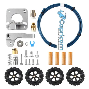 

3D Printer Upgrade Kits Premium XS Bowden 1 Meter Metal Extruder Kit Heated Bed Leveling Nuts for Ender 3 Pro 5 CR10S Creality