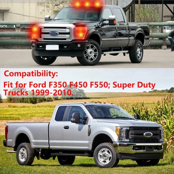 

Marker Car light Lamp Kit For Ford F350 1999-2010 2 x amber + 2 x red 4pcs