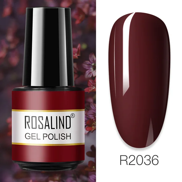 ROSALIND Primer Top Base Coat 7ML Gel Nail Polish For Manicure Long Lasting Nail Art Salon Gel Varnish UV LED Color Gel Polish RAR2036