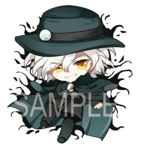 FGO Fate Grand Order Grand Master Merlin Acrylic Keychain Keyring Strap Be
