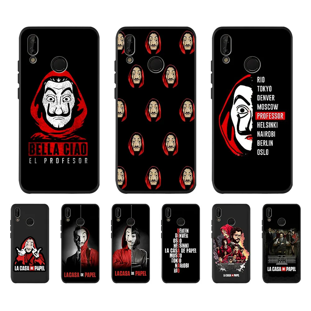 Для Huawei P40 Lite Pro 20 P20 P30 Mate 30 2020 Испания ТВ La Casa de papel чехол для телефона Etui Capa|Бамперы|