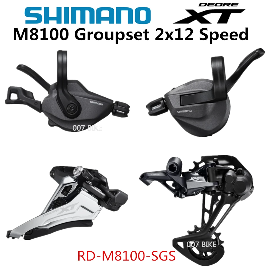 SHIMANO DEORE XT M8100 Groupset Mountain Bike Groupset 2x12 Speed