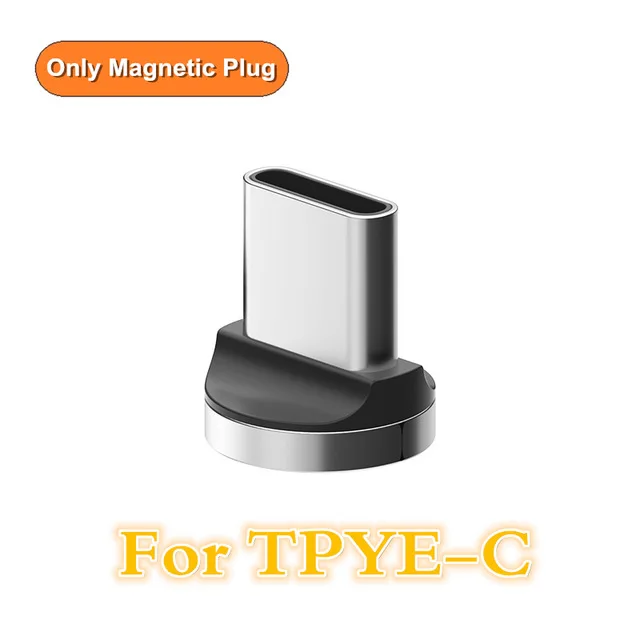 Магнитный USB кабель для быстрой зарядки для Android IOS Iphone TYPE-C Micro USB кабель для передачи данных для Xiaomi Redmi samsung шнур с магнитной вилкой - Цвет: For TYPE C Plug
