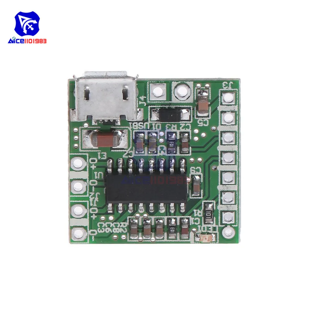 Мини усилитель diymore PAM8403 модуль класса D 2x3 Вт Micro USB Модуль платы усилителя