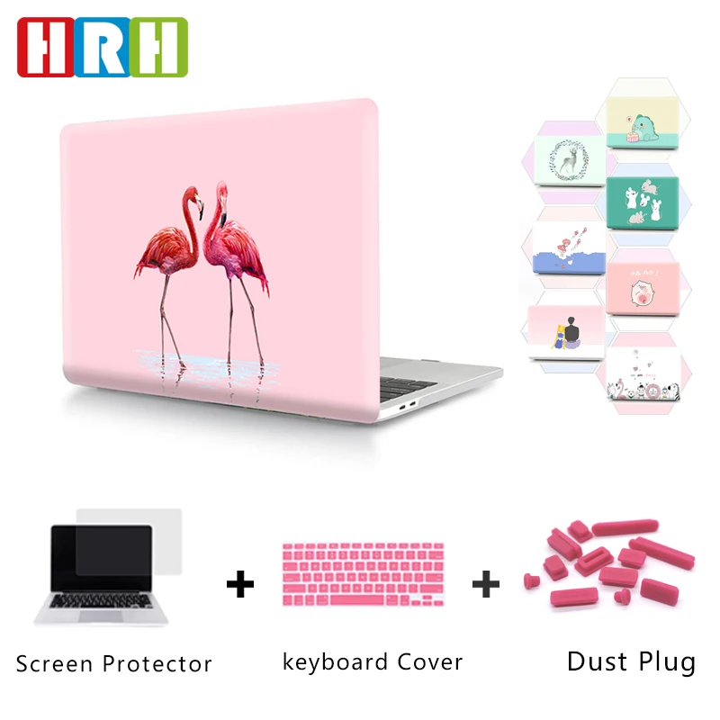 

HRH Cartoon Anime Laptop Shell Protective Hard Plastic Case Sleeve for MacBook Pro Retina 11"13"12"15"Touch A2159 A2289 A2251