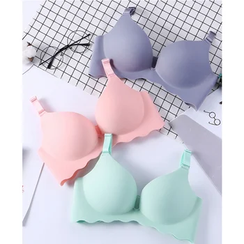 

Seamless Bra Wire Free Bralette Backless Plunge Intimates Sexy Deep U Cup Bras For Women Push Up Lingerie Female Underwear 1