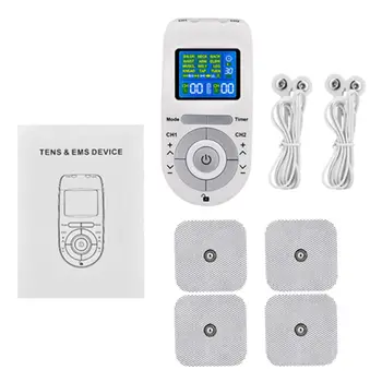 

Multifunctional Electric Tens Unit 12 Modes Digital Therapy Machine Electrode Pads Wire Body Massager Muscle Pain Relief Pulse