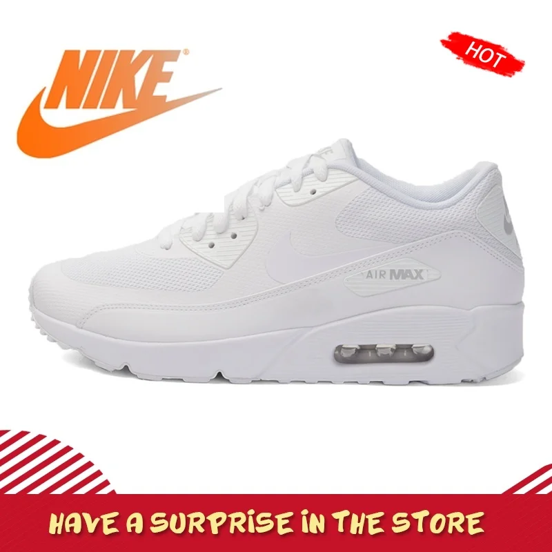 Дешево Оригинальные мужские кроссовки для бега NIKE AIR MAX 90 ULTRA 2,0, спортивные уличные прогулочные удобные прочные классические кроссовки