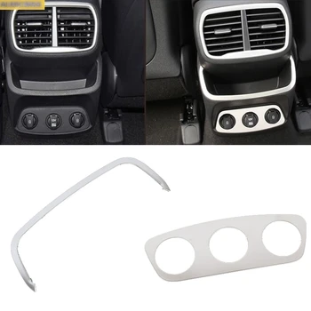 

Rear Air Conditioning AC Vent USB Molding Cover Kit Trim Car-Styling for Hyundai Santa Fe IX45 2019 2020 Armrest Box