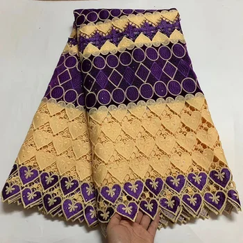 

African Cotton Swiss Voile Lace Fabric High Quality Flannel French Tulle Lace Fabric 2020 Nigeria Lace Guipure Embroidery Fabric