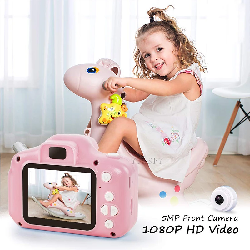 2,0 дюймов HD видео камера Дети Цифровой Vlog Camara фотографии дети лучший рождественский подарок мини видеокамера Поддержка Скрытая TF карта