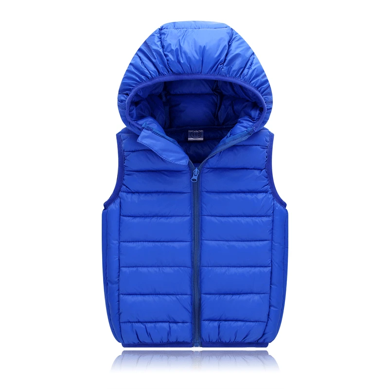 Girls Boys Hooded Vests Children's Down Cotton Coat Autumn Winter Baby Kids Waistcoat Outerwear Clothing Infant Warm Jacket For children vest