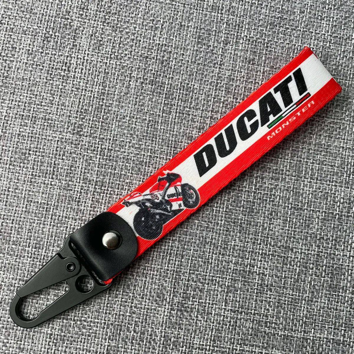 Аксессуары для мотоциклов кожаный брелок с вышивкой ключей Ducati | Автомобили и