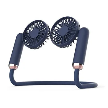 

-Hanging Neck Fan, Three-Purpose Multi-Function, Vertical, Handheld, Hanging Neck Charging USB Small Fan