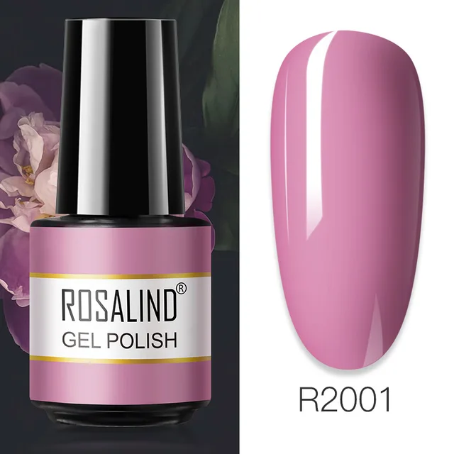 ROSALIND Primer Top Base Coat 7ML Gel Nail Polish For Manicure Long Lasting Nail Art Salon Gel Varnish UV LED Color Gel Polish RAR2001