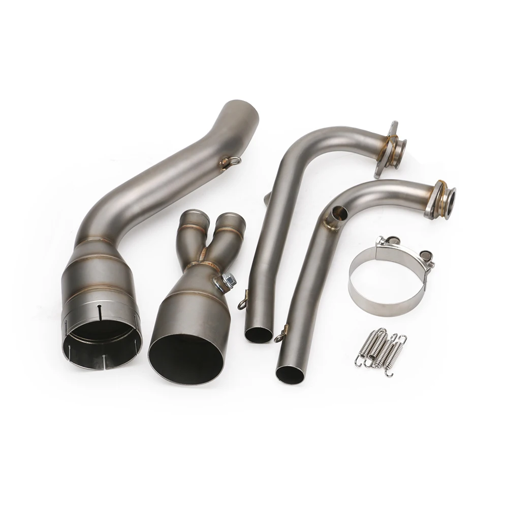Exhaust System for Yamaha TMAX530 TMAX500 2017-2019 Motorcycle Exhaust Pipe Slip On 51 mm Header Mid Link Pipe with Modified Cat - - Racext 27