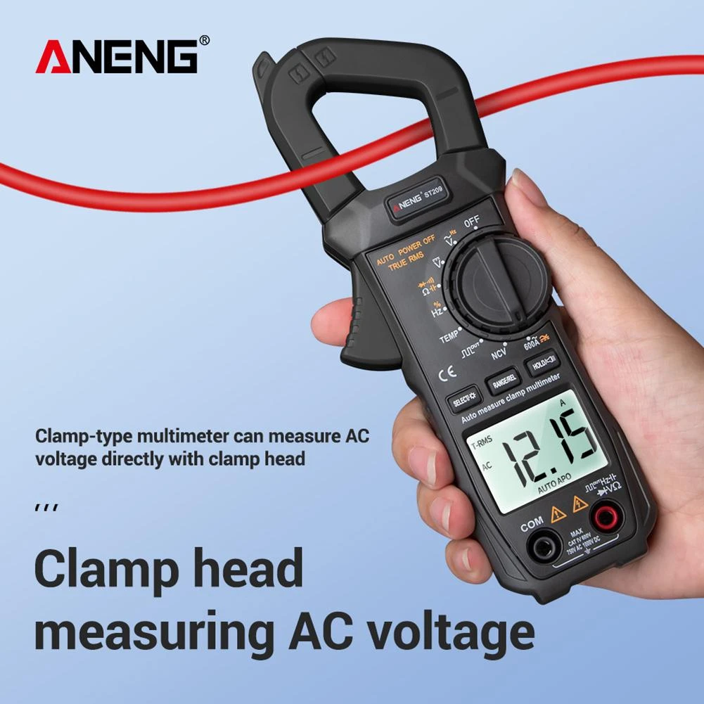 Digital Clamp Meter Tester Multimeter AC DC Voltmeter Auto Range Volt Ohm Amp Tester Meter Pocket Multimeter with Backlight LCD Display US Digital Clamp Meter Tester Multimeter AC DC Voltmeter Auto Range Volt Ohm Amp Tester Meter Pocket Multimeter with Backlight LCD Display US