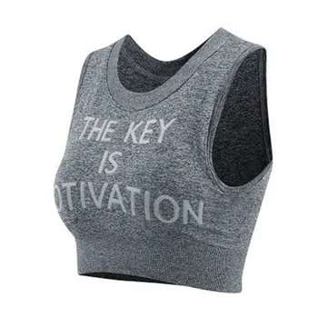 Sports Yoga Top Fashion Women Girl Sport wear GYM Crop top Summer Sleeveless Fitness workout