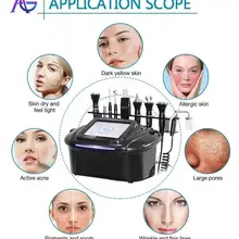 9 в 1 Активный кислородный спрей для лица светодиодный массажер для лица для подтягивания кожи, который подходит для дома и салонов красоты