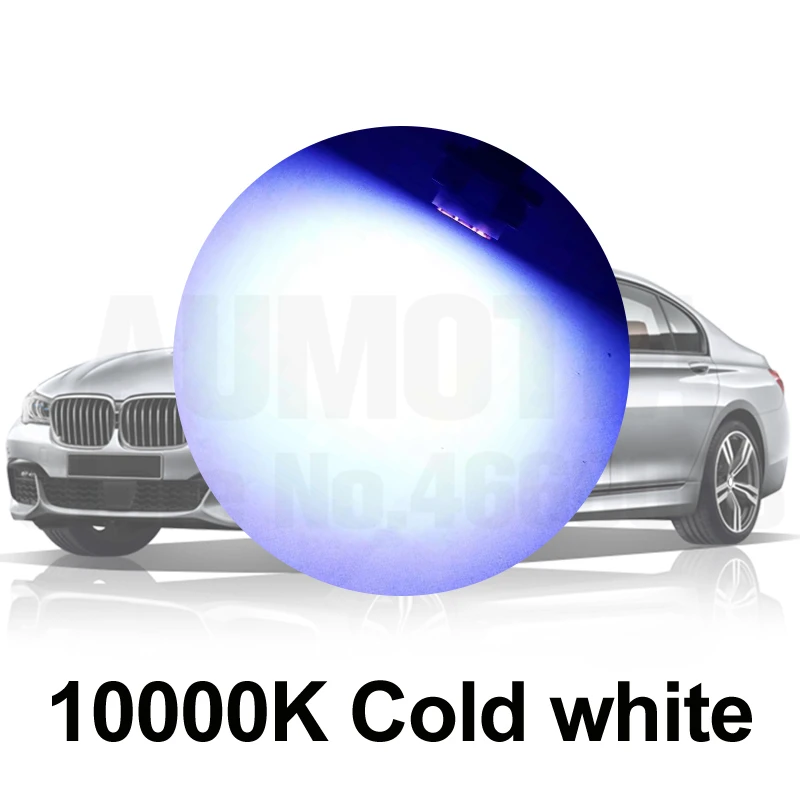 1000 шт. T10 светодиодный W5W автомобильный светильник Лампочка 8 1206 светодиодный авто Интерьер боковая светильник s лампа бокового указателя поворота DC12V - Испускаемый цвет: 10000K Cold White
