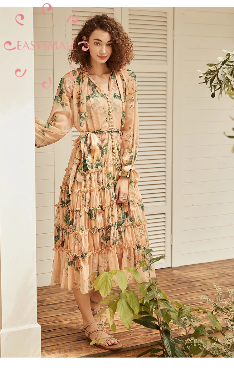 EASYSMALL for love lemon, женское весеннее платье, модное, сексуальное, высокого класса, Vestidos, вечерние, повседневные, с высокой талией, с длинным рукавом, платья