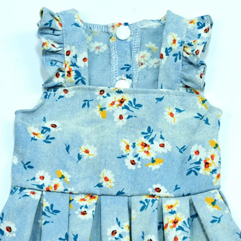 Dog Clothes Floral Clothing for Dogs Dresses Print Small Super Pet Outfits Spring Summer Ropa Para Perro Pets Skirts