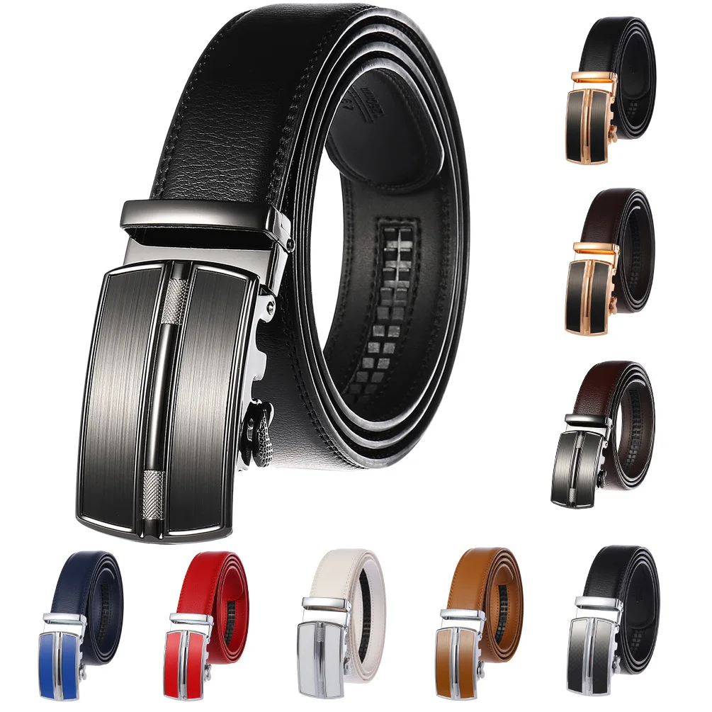 

2020 New Arrival None Men Adult Belts Automatic buckle Men Belt Genuine Leather Belt For Men Designer Belts Luxury Designer