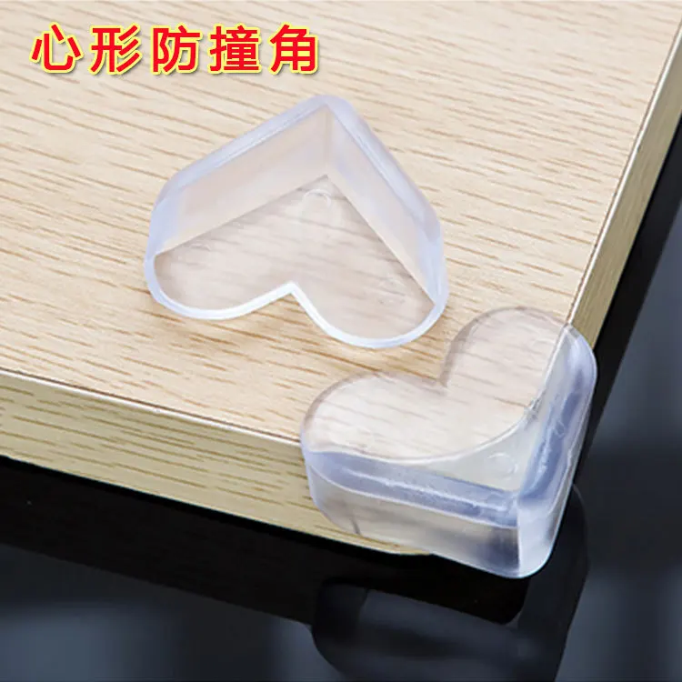

Dudu Baby Bear Safe Corner Protector PVC Guarding Angle Children Safe Supplies Transparent Thick Heart Shape Bumper