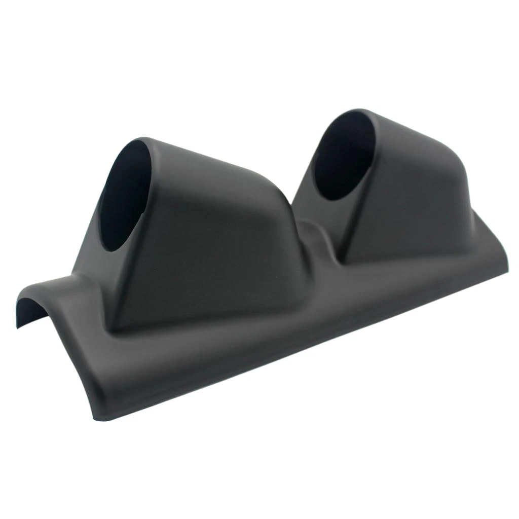 Replacement Car 2 Inch 52mm Dual Holes Dash Gauge Pod Mounting Holder Black