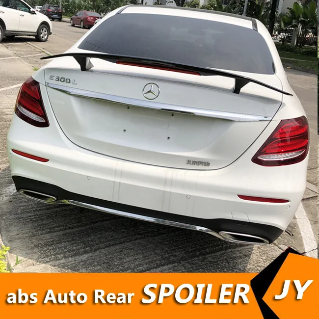 Спойлер для Mercedes Benz W213 2016-2018 E260/E200/E300 E-class TF ABS Материал заднее крыло автомобиля
