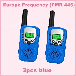Talkie walkie portable pour enfants, 2 pièces, émetteur récepteur de téléphone portable, Interphone Radio, 6KM, Mini jouets, cadeaux pour garçons et filles 
