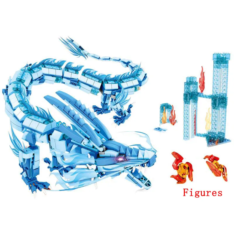 Legoing Movie 2 Chinese Anime Film Ne Zha Nuzar Figures Legoeds My World Dragon Jurassic World Dinosaur Building Blocks Kid Toys