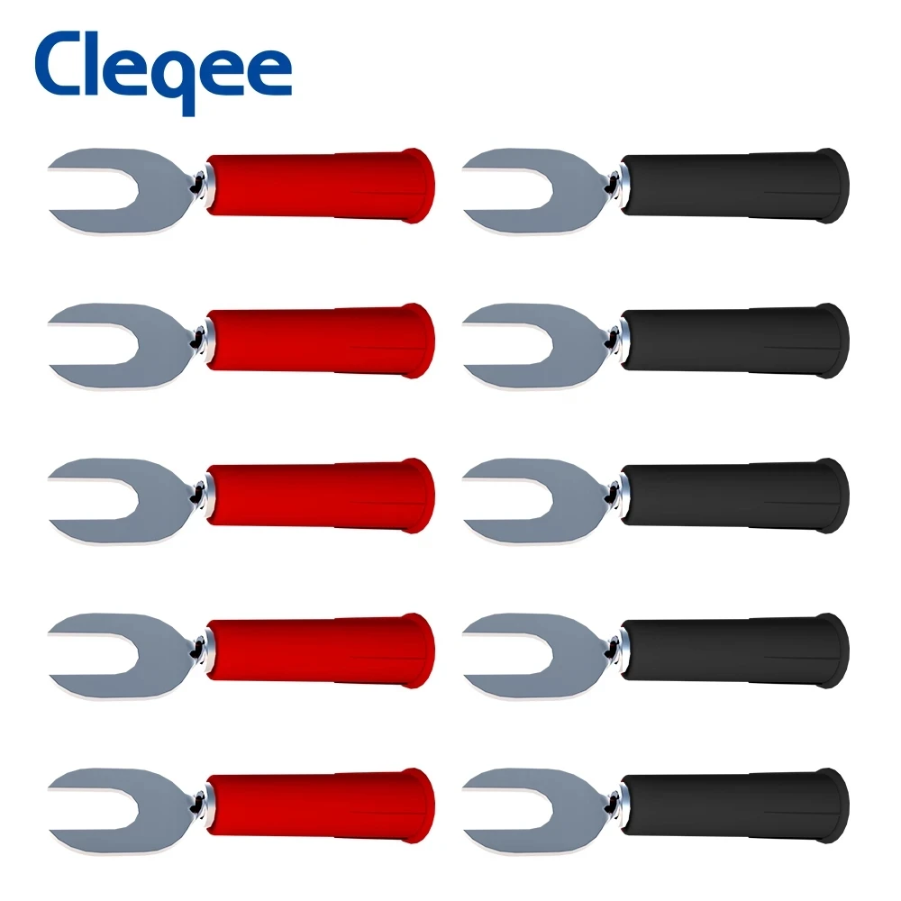 

Cleqee P4002 10 шт. Φ (в ширину) 6 мм Вставка тип U и Y Тип вставка гарпун сварочная Вставка 4 мм банановый штекер