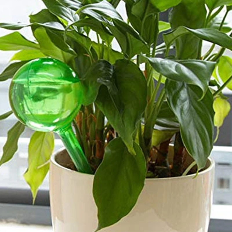 Best 10Pcs Flower Automatic Watering Device Plant Pot Bulb Globe Garden Waterer Watering System Drip Irrigation