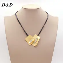 Collier Femme длинная Серый Кристалл Цепочки и ожерелья и кулоны из нержавеющей стали для Для женщин круглый эффектное ожерелье Макси женское ожерелье цепочка модные ювелирные изделия