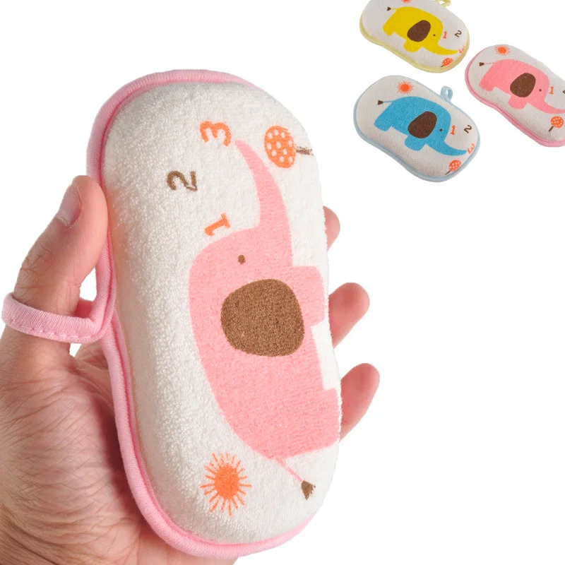 

Bathroom Borstels Shower Products Comfortable Soft Towel Accessories Infant Children Rubbing Baby Rubbing Body Wash Spons Katoen