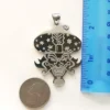 2 inches Tall With 4mm 24 inch Rolo Chain Stainless Steel Necklace Icp Insane Clown Posse Twiztid Hallowicked Rare Charms Pendan 4