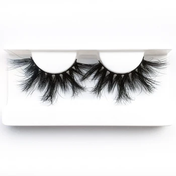 

BossGirl Lashes 25mm Real Mink Lashes 5D Mink False Eyelashes Dramatic Long Thick Cross Lashes Wholesale E26